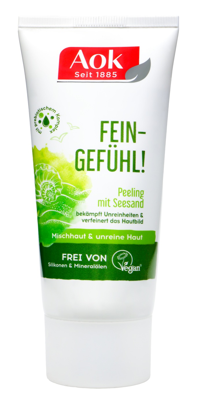 AOK Feingefühl Peeling mit Seesand - 100 ml AOK Feingefühl Peeling mit Seesand - 100 ml