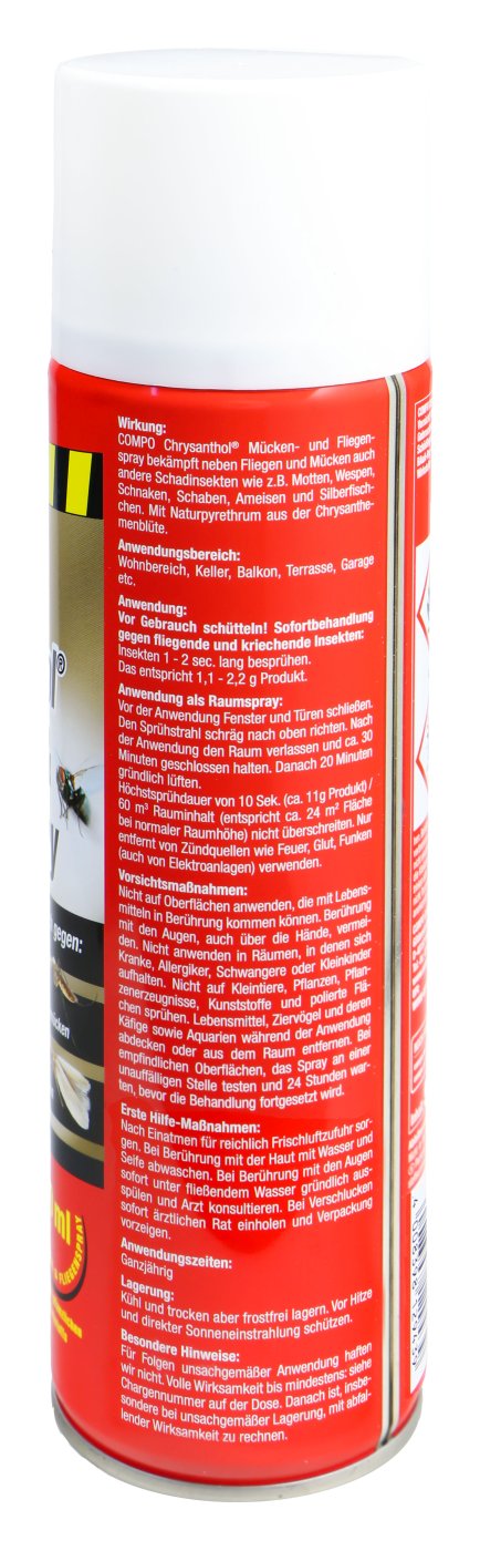 Compo Chrysanthol Mücken-und Fliegenspray - 400 ml Compo Chrysanthol Mücken-und Fliegenspray - 400 ml