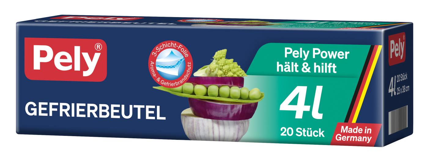 Pely Klimaneutal Gefrierbeutel Rolle 4 l - 20 Stück Pely Klimaneutal Gefrierbeutel Rolle 4 l - 20 Stück