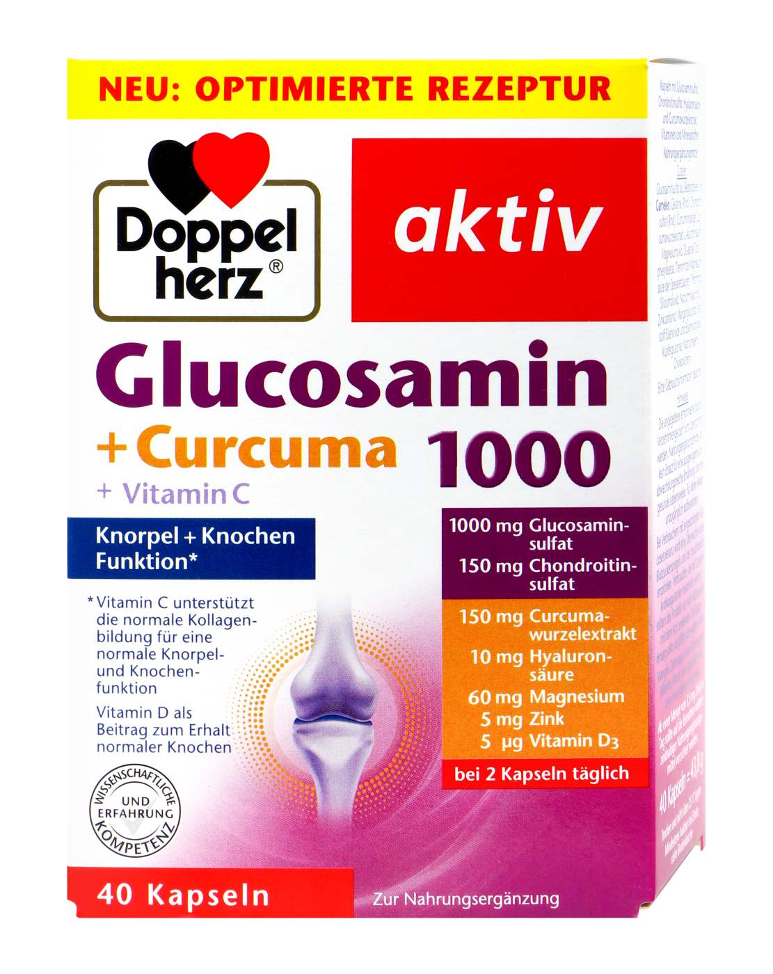 Doppelherz Glucosamin 1000 Kapseln - 40 Stück Doppelherz Glucosamin 1000 Kapseln - 40 Stück