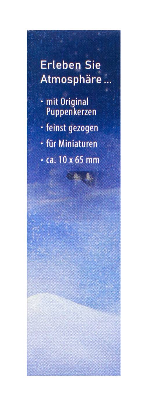 EWA Puppenkerzen 10 x 65 mm - Weiß - 20 Stück