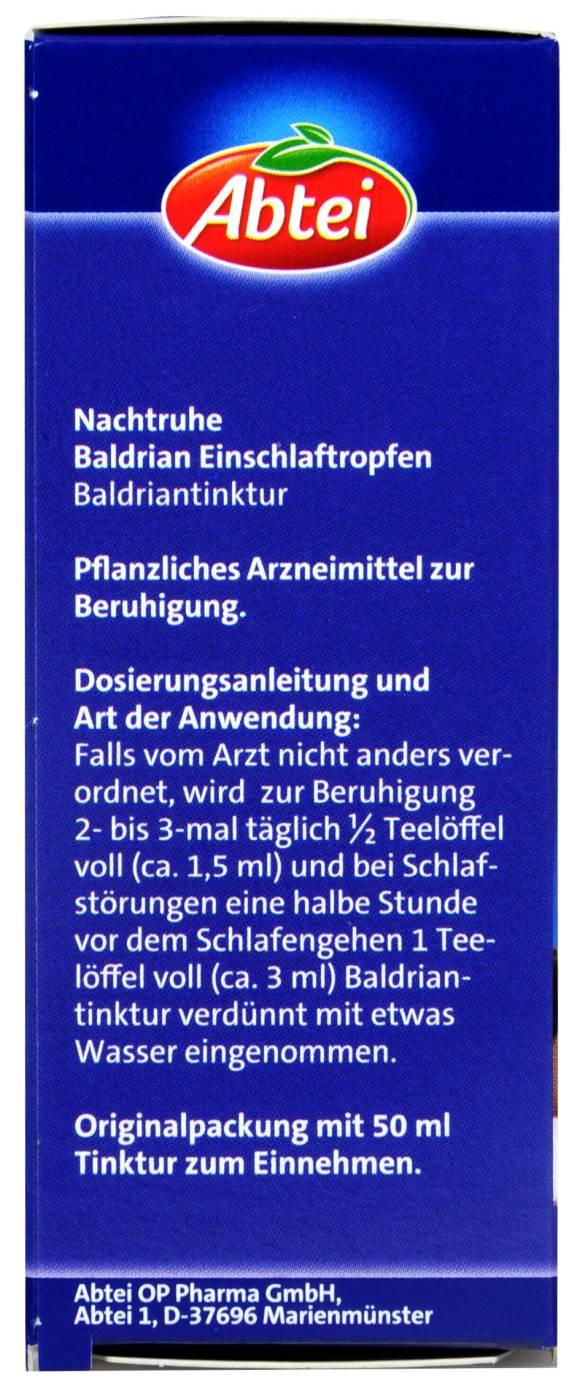 Abtei Nachtruhe Einschlaftropfen - 50 ml Abtei Nachtruhe Einschlaftropfen - 50 ml