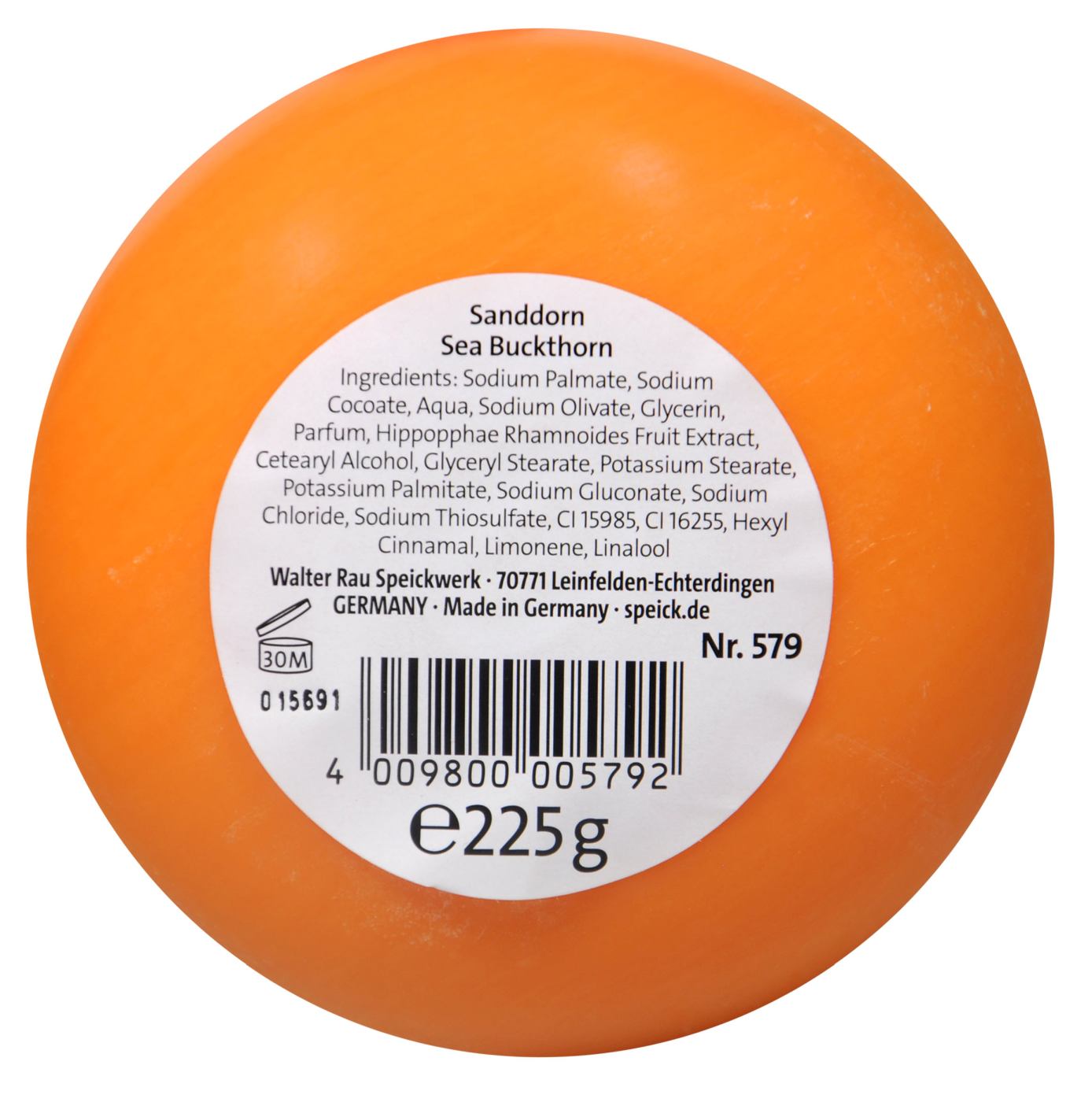 Speick Seifenglück Sanddorn Bade- u. Duschseife - 225 g Speick Seifenglück Sanddorn Bade- u. Duschseife - 225 g