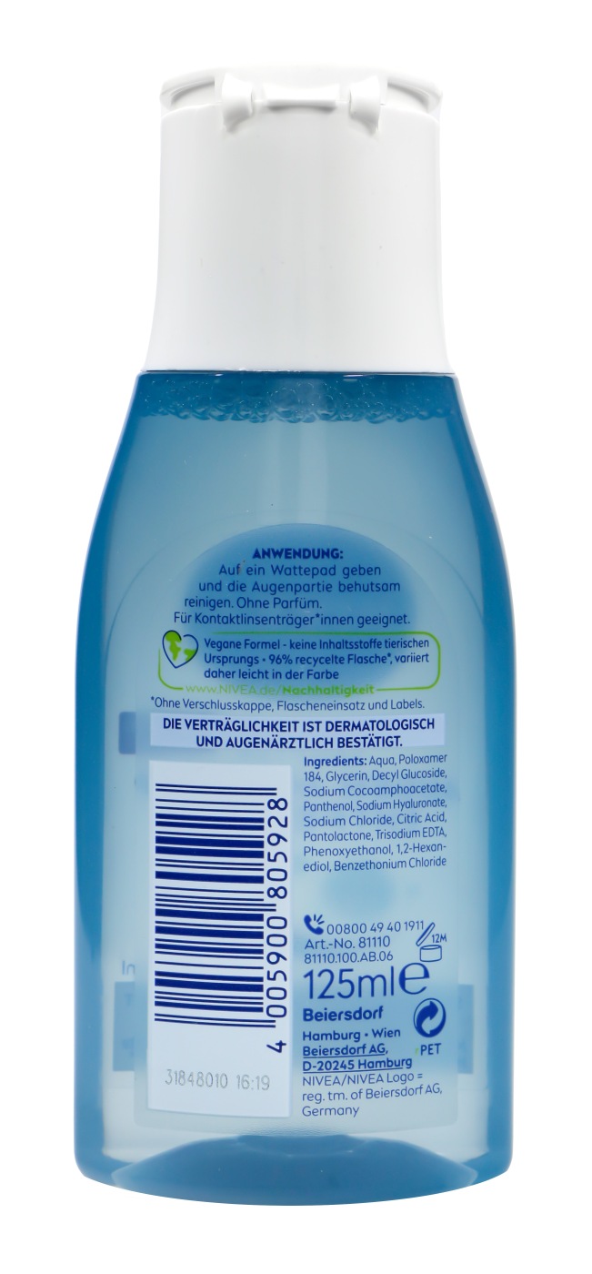 Nivea Visage Augen Make-Up Entferner Sanft - 125 ml Nivea Visage Augen Make-Up Entferner Sanft - 125 ml