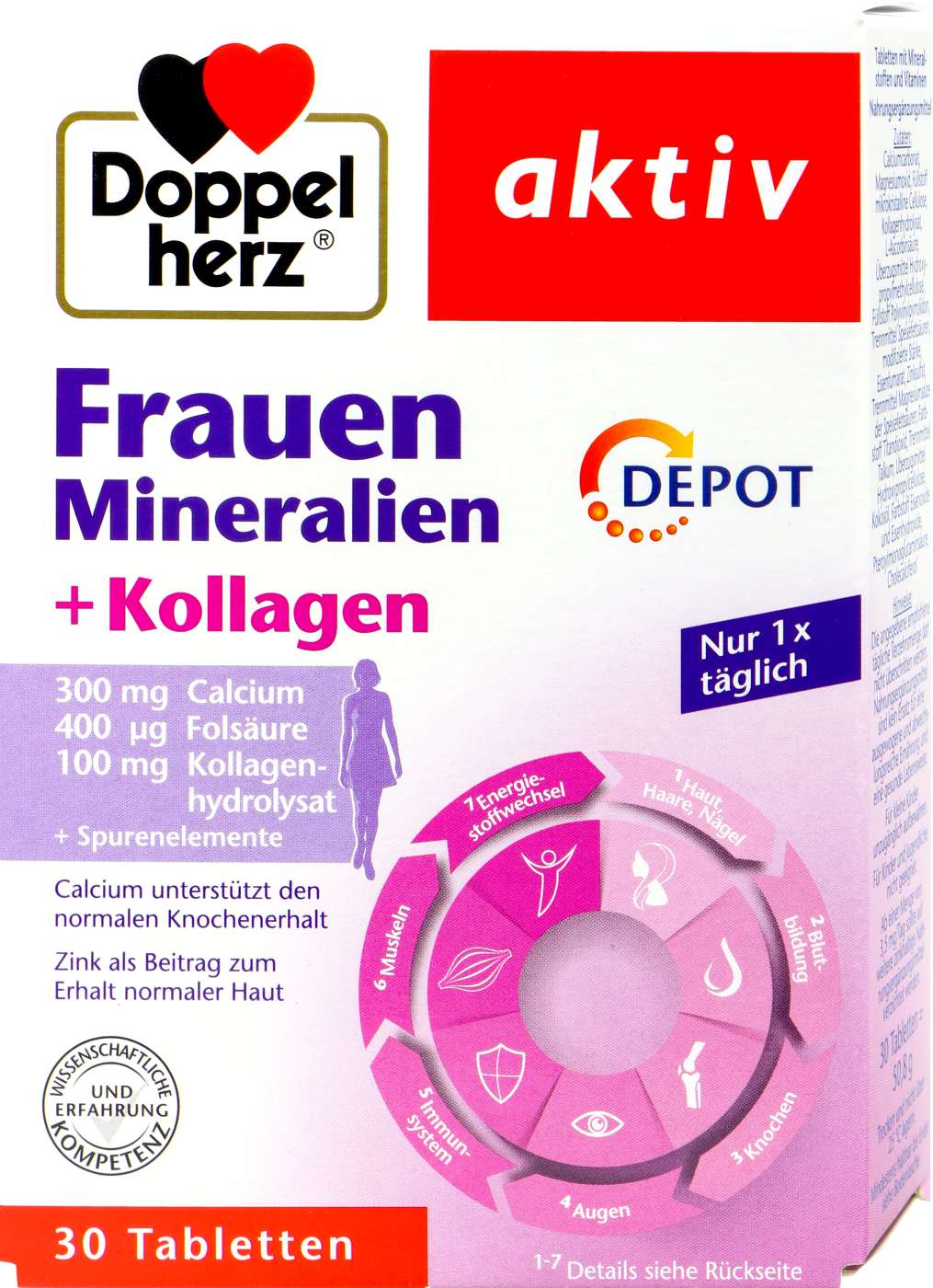 Doppelherz Frauen Mineralien + Kollagen - 30 Stück Doppelherz Frauen Mineralien + Kollagen - 30 Stück