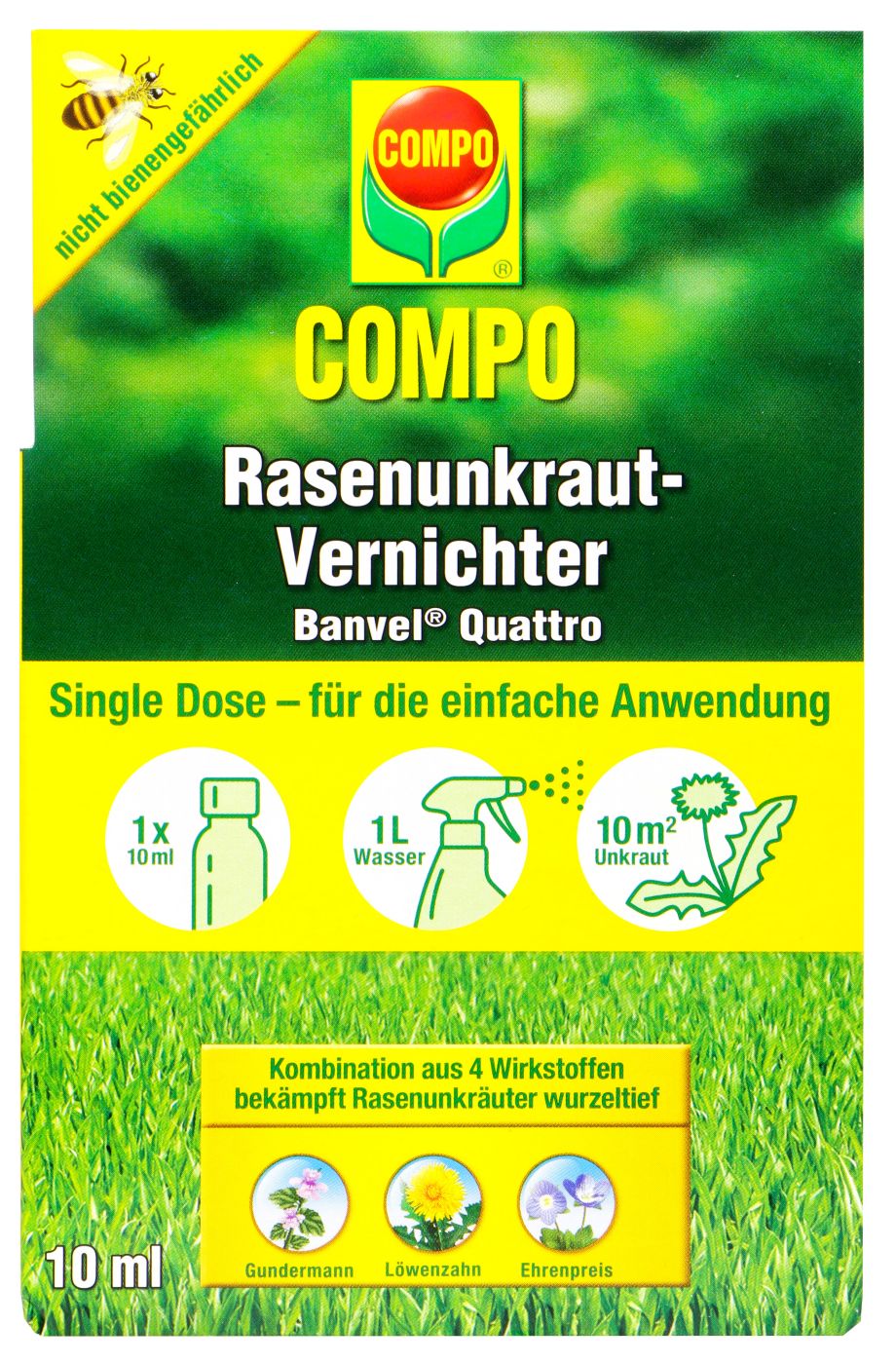 Compo Rasenunkraut-Vernichter Banvel Quattro - 10 ml