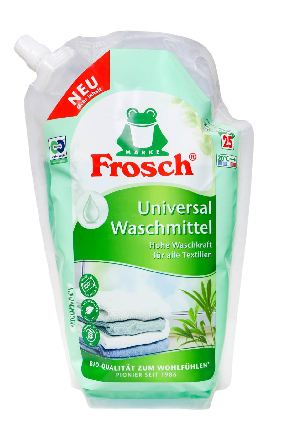 Frosch Waschmittel Flüssig 1,5 l - 25 Wäschen