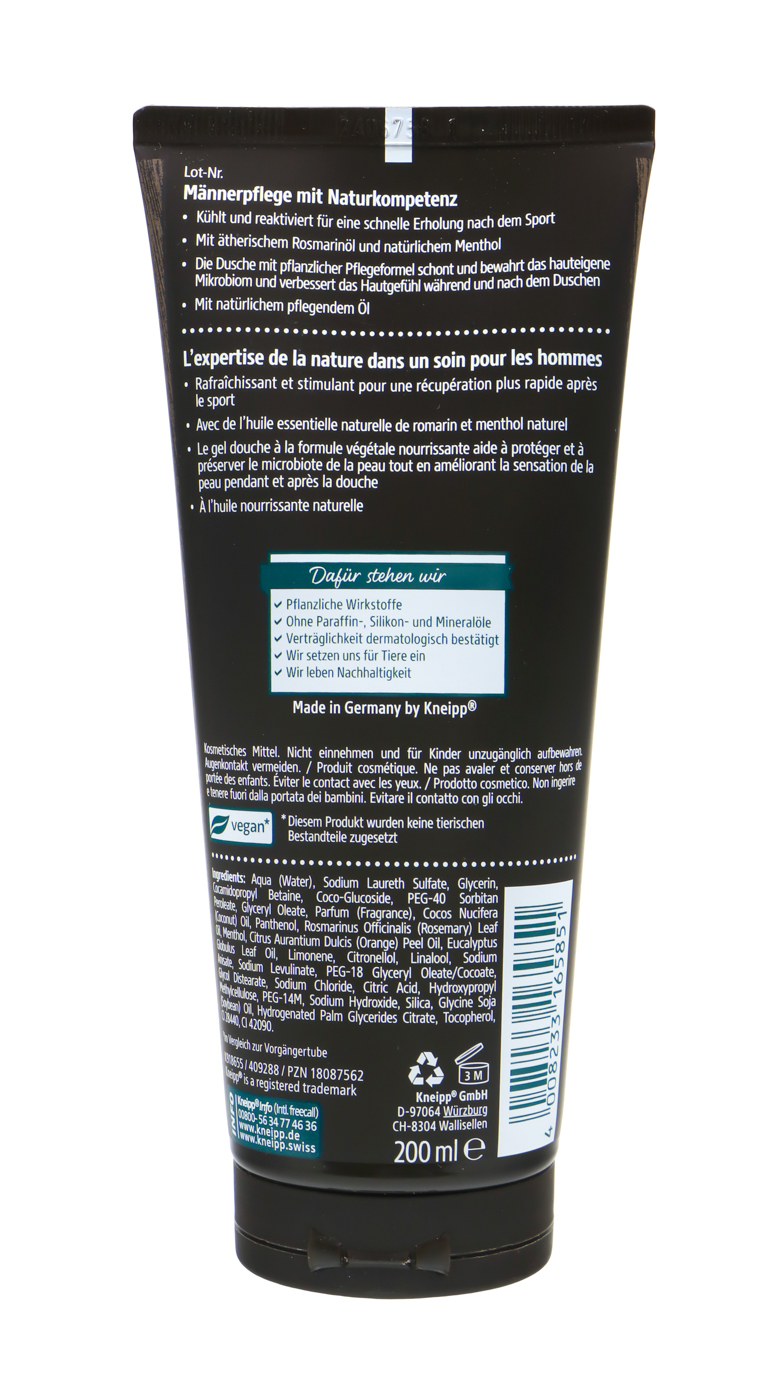 Kneipp Men 3in1 Dusche Sport - 200 ml Kneipp Men 3in1 Dusche Sport - 200 ml