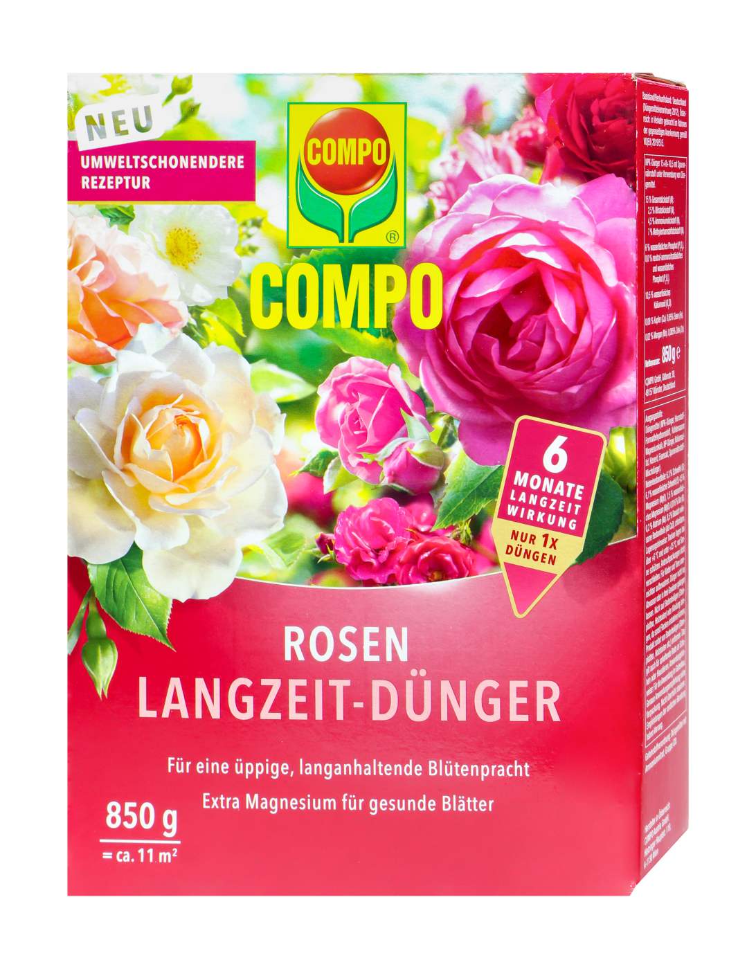 Compo Rosen Langzeit-Dünger - 0,85 kg Compo Rosen Langzeit-Dünger - 0,85 kg