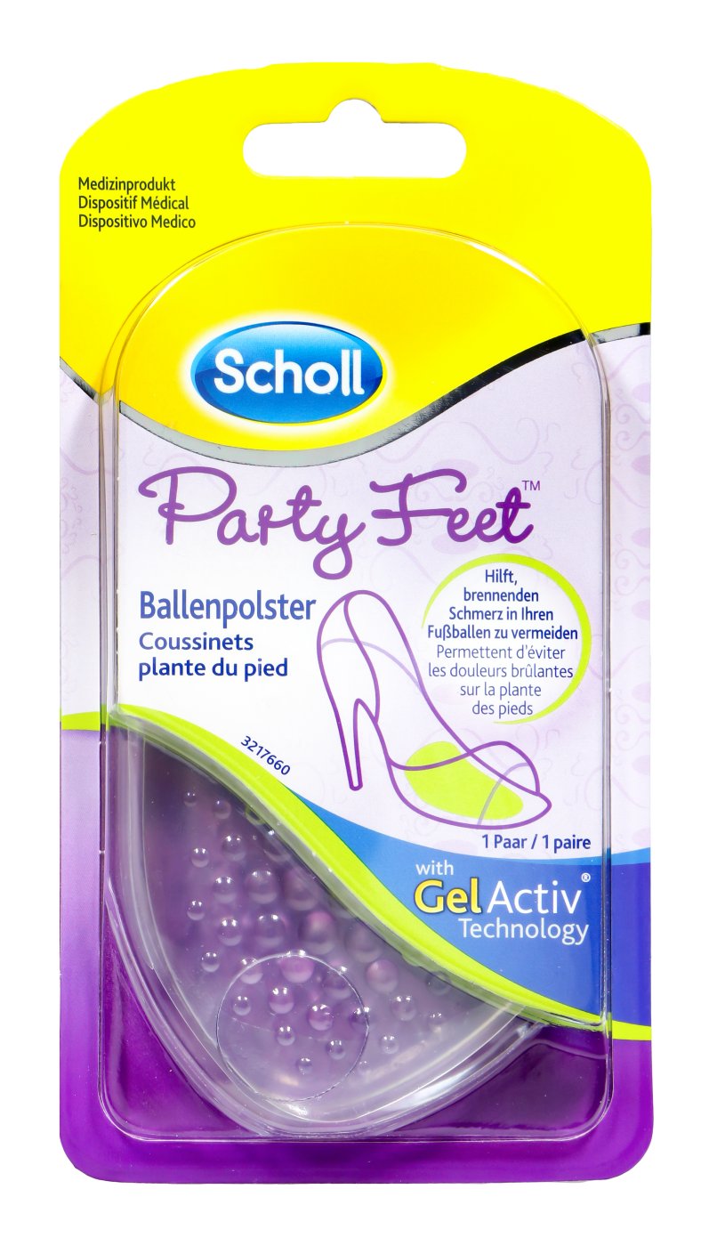Scholl Partyfeet Ballenpolster - 2 Stück Scholl Partyfeet Ballenpolster - 2 Stück