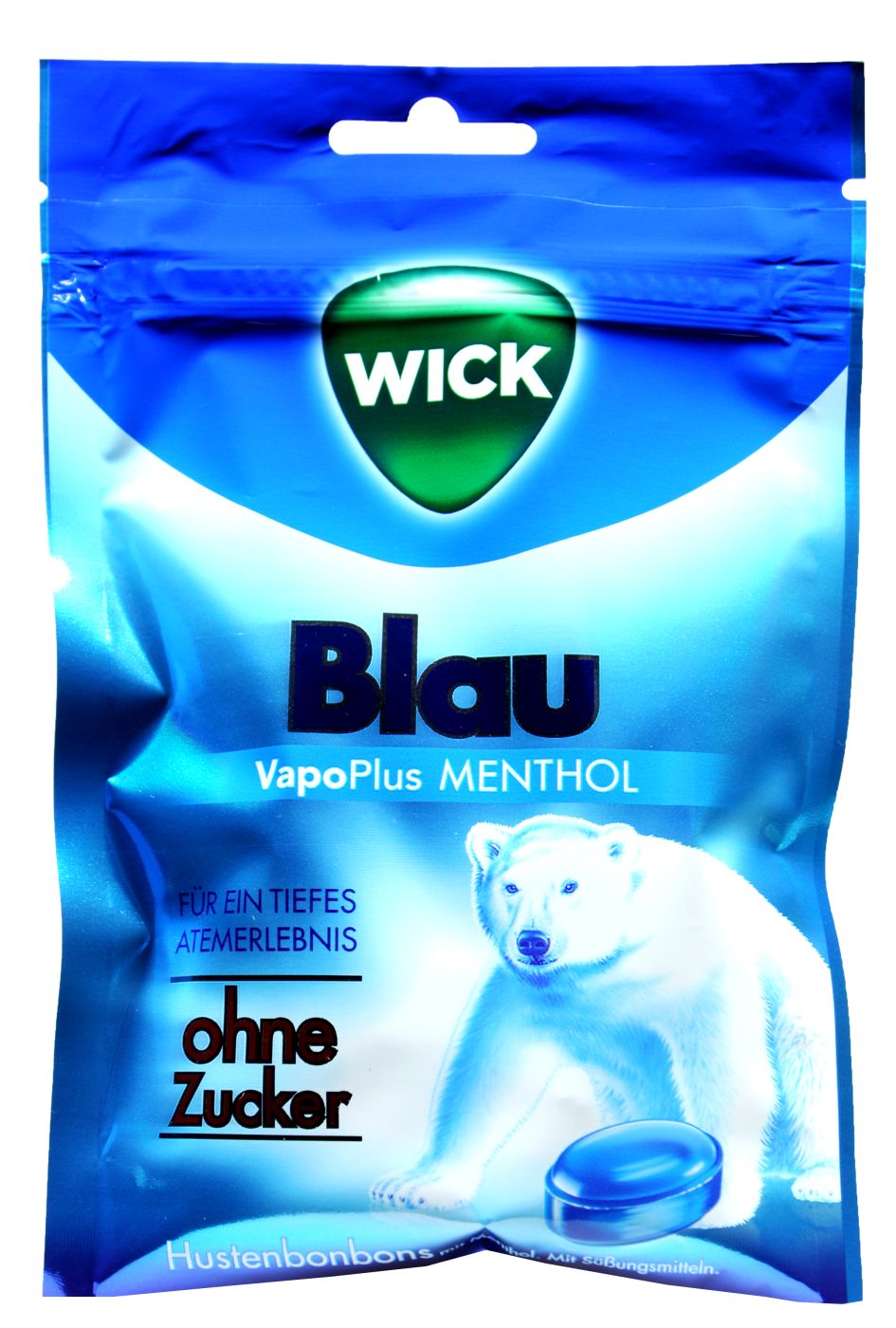 Wick Blau Menthol Zuckerfrei - 72 g Wick Blau Menthol Zuckerfrei - 72 g