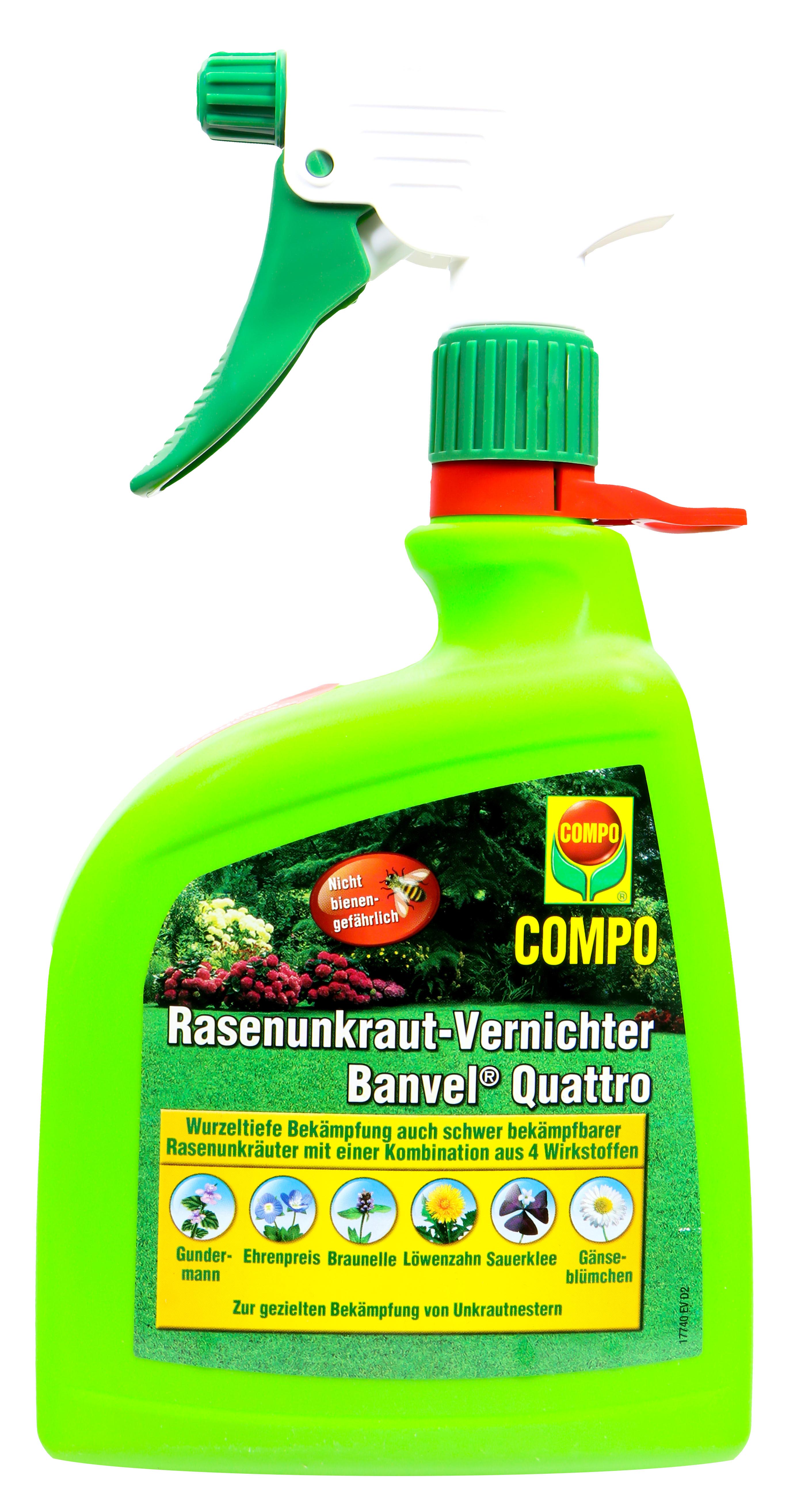 Compo Rasenunkraut-Vernichter Banvel Quattro - 1 l