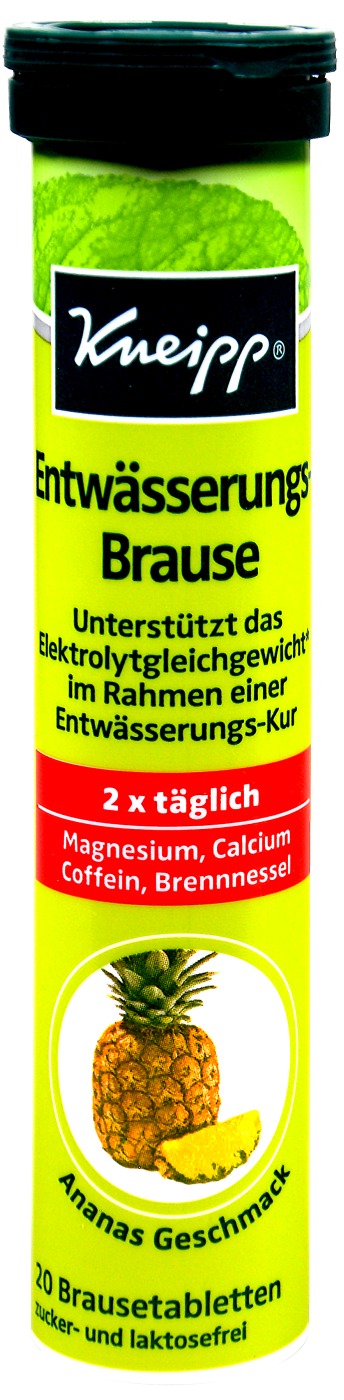 Kneipp Entwässerungs-Brause - Brausetabletten - 20 Stück Kneipp Entwässerungs-Brause - Brausetabletten - 20 Stück