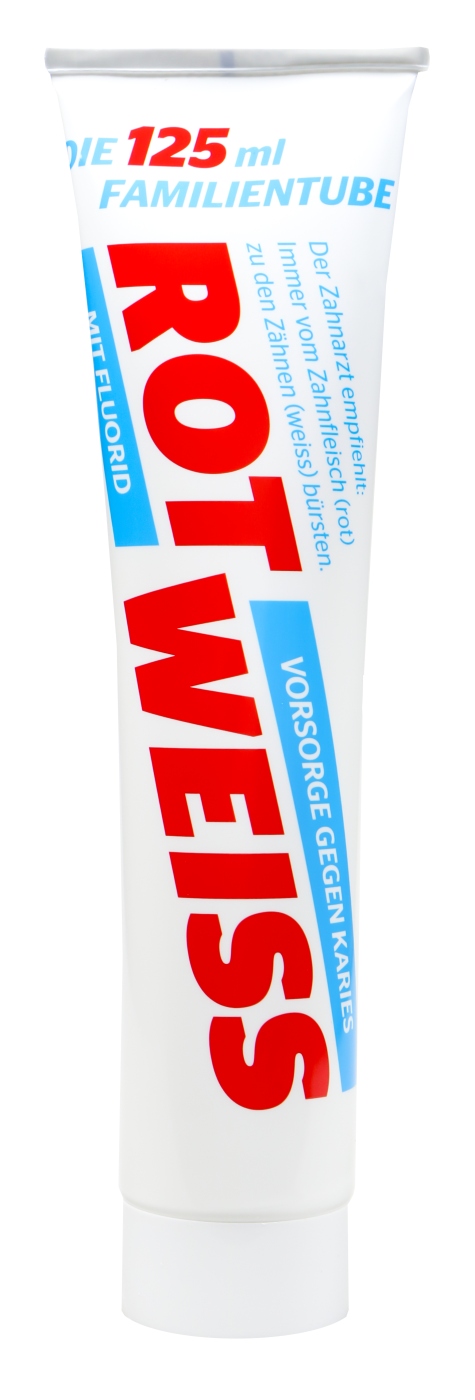 Rot-Weiss Zahncreme - 125 ml Rot-Weiss Zahncreme - 125 ml