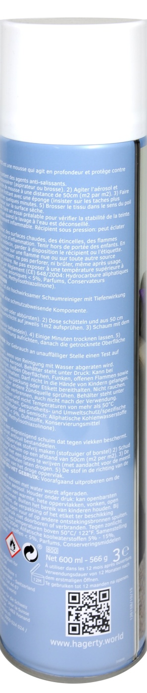 Hagerty Polster und Teppichschaum - 600 ml Hagerty Polster und Teppichschaum - 600 ml
