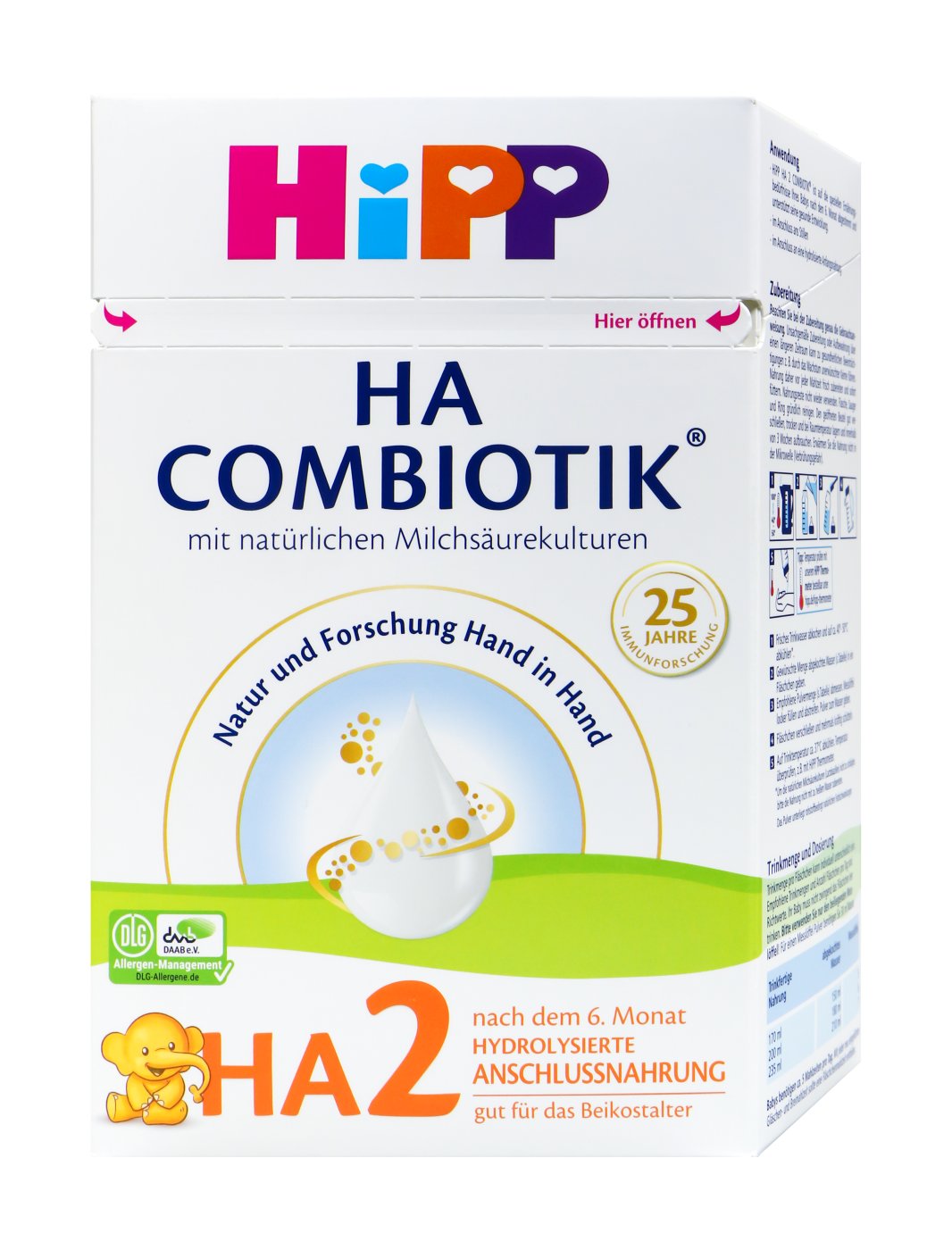 Hipp 2184 HA 2 Combiotik - 600g Hipp 2184 HA 2 Combiotik - 600g
