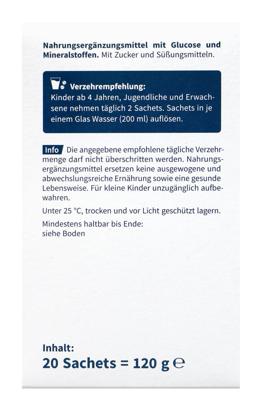 Sanotact Elektrolyte Plus Sachets - 20 Stück Sanotact Elektrolyte Plus Sachets - 20 Stück