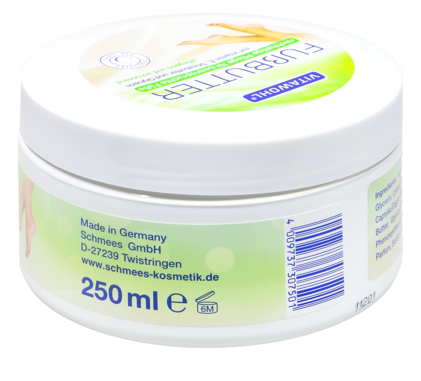 Vitawohl Fußbutter - 250 ml Vitawohl Fußbutter - 250 ml