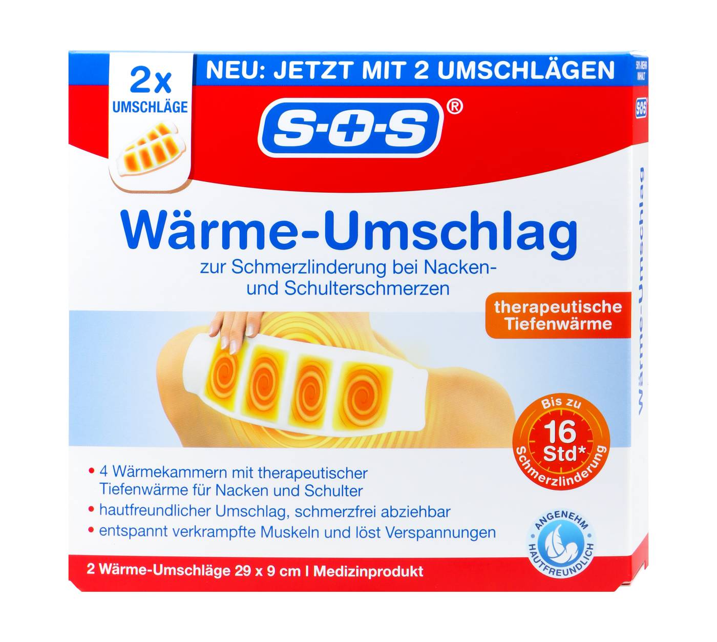 SOS Wärme Umschlag - 2 Stück SOS Wärme Umschlag - 2 Stück