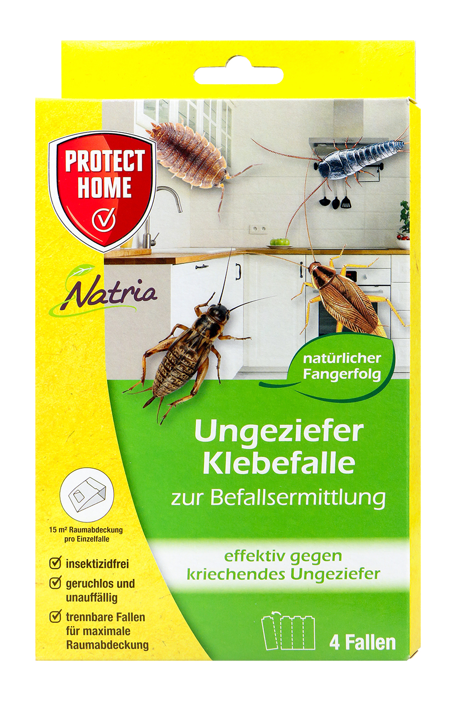 Protect Home Natria Ungeziefer Klebefalle - 4 Stück Protect Home Natria Ungeziefer Klebefalle - 4 Stück