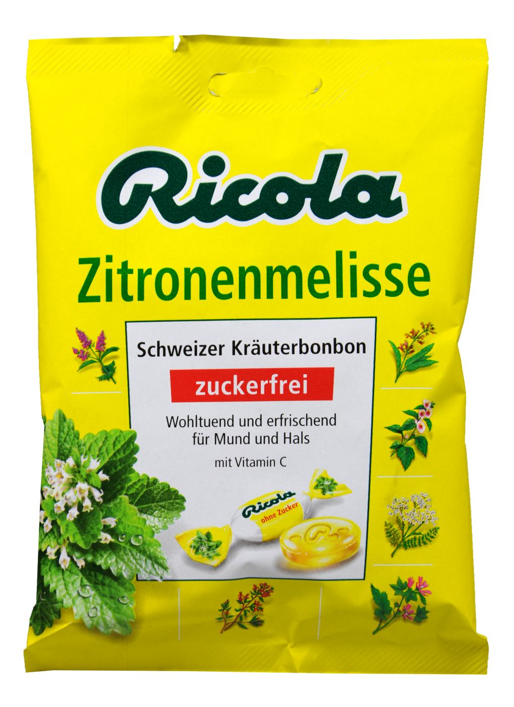 Ricola Zitronenmelisse Zuckerfrei - 75 g Ricola Zitronenmelisse Zuckerfrei - 75 g