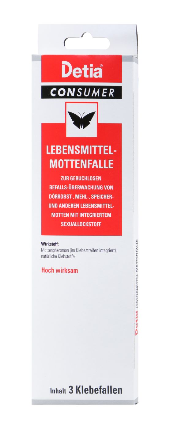 Detia Lebensmittel Mottenfalle - 3 Stück Detia Lebensmittel Mottenfalle - 3 Stück