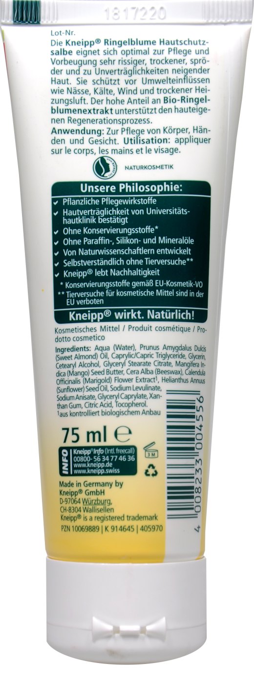 Kneipp Ringelblume Hautschutzsalbe - 75 ml Kneipp Ringelblume Hautschutzsalbe - 75 ml