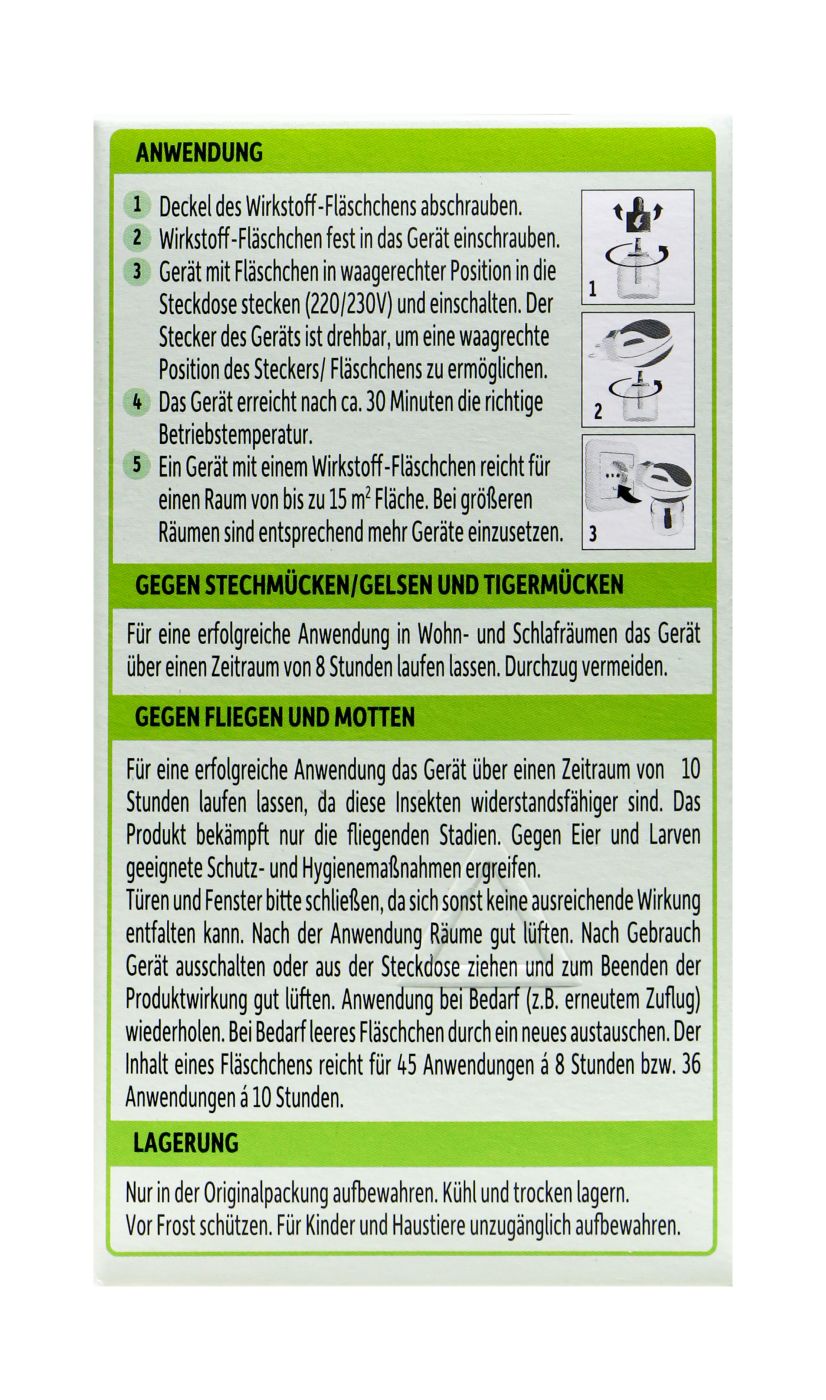 Nexa Lotte Insektenstecker 3in1 - Stecker + 35 ml Nexa Lotte Insektenstecker 3in1 - Stecker + 35 ml