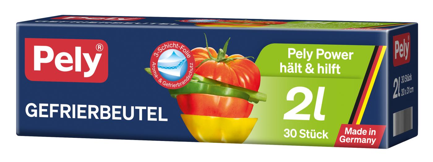 Pely Klimaneutal Gefrierbeutel Rolle 2 l - 30 Stück Pely Klimaneutal Gefrierbeutel Rolle 2 l - 30 Stück
