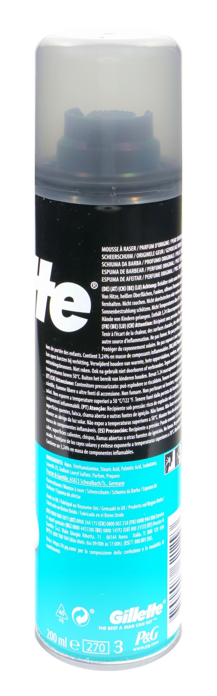 Gillette Rasierschaum Empfindliche Haut - 200 ml Gillette Rasierschaum Empfindliche Haut - 200 ml