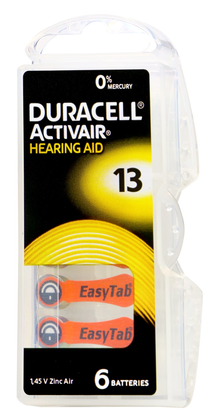 Duracell Hörgerätbatterie Rot DA 13 - 1,4 V Duracell Hörgerätbatterie Rot DA 13 - 1,4 V