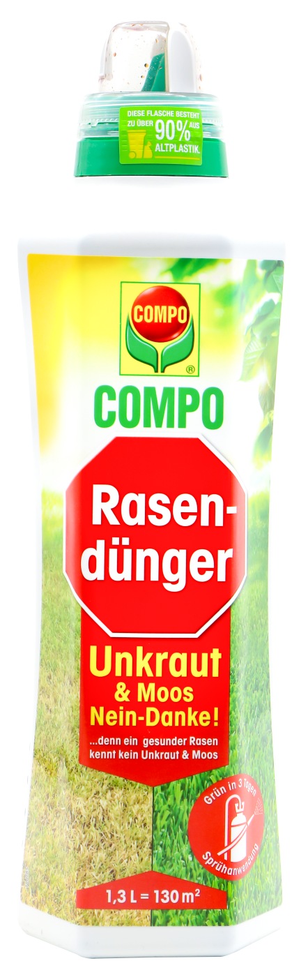 Compo Rasendünger Unkraut & Moos Nein danke! - 1,3 l Compo Rasendünger Unkraut & Moos Nein danke! - 1,3 l