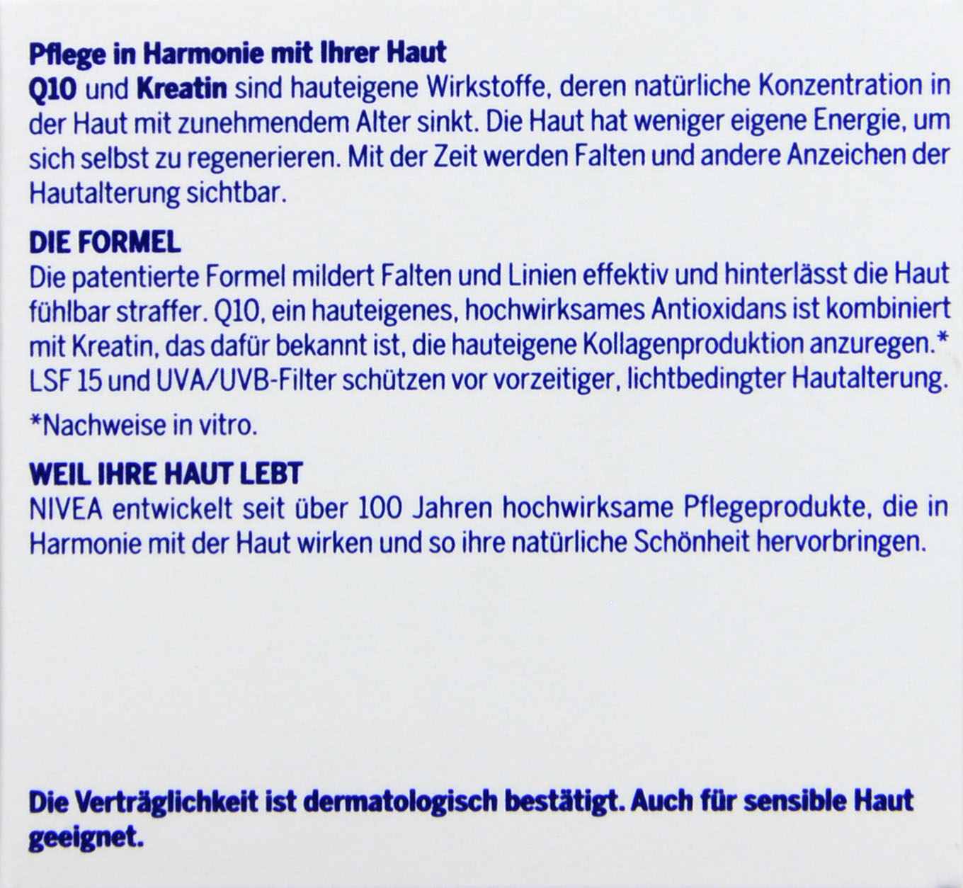 Nivea Visage Q10 Power Tagespflege normale Haut - 50 ml Nivea Visage Q10 Power Tagespflege normale Haut - 50 ml