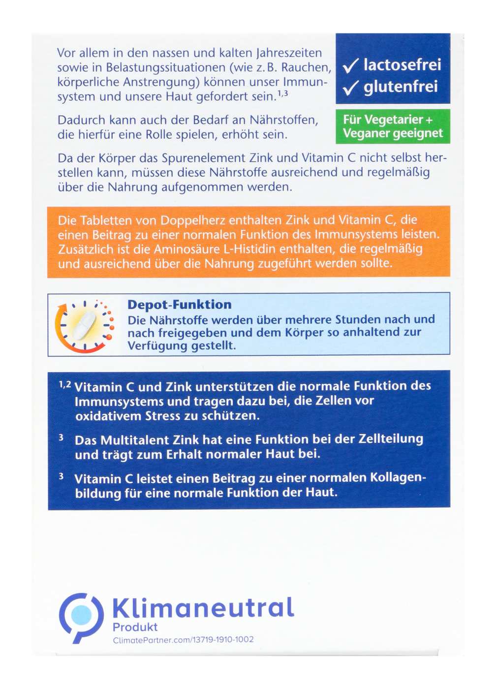 Doppelherz Zink + Histidin - 30 Stück Doppelherz Zink + Histidin - 30 Stück