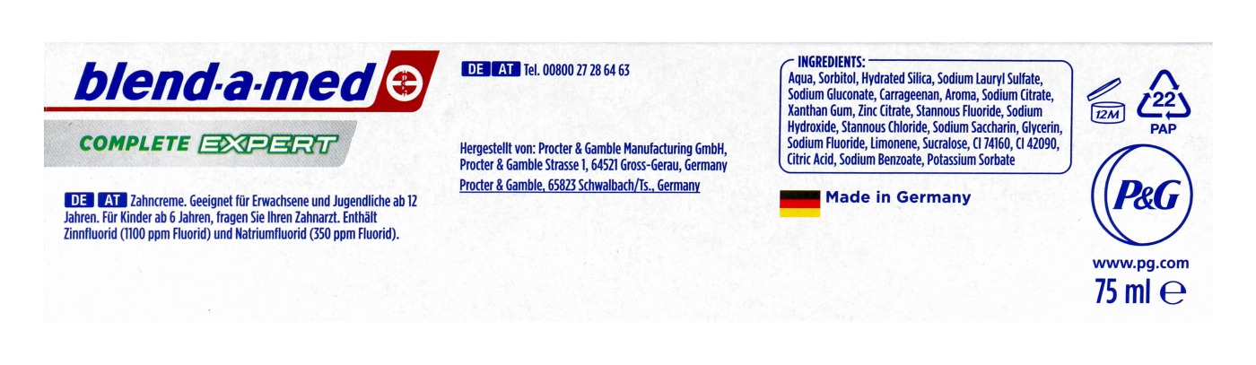Blend-a-med Complete Expert Tiefenreinigung - 75 ml Blend-a-med Complete Expert Tiefenreinigung - 75 ml