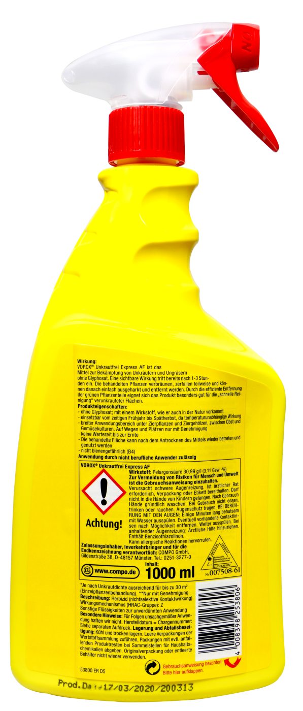 Vorox Unkrautfrei Express AF - 1 l Vorox Unkrautfrei Express AF - 1 l