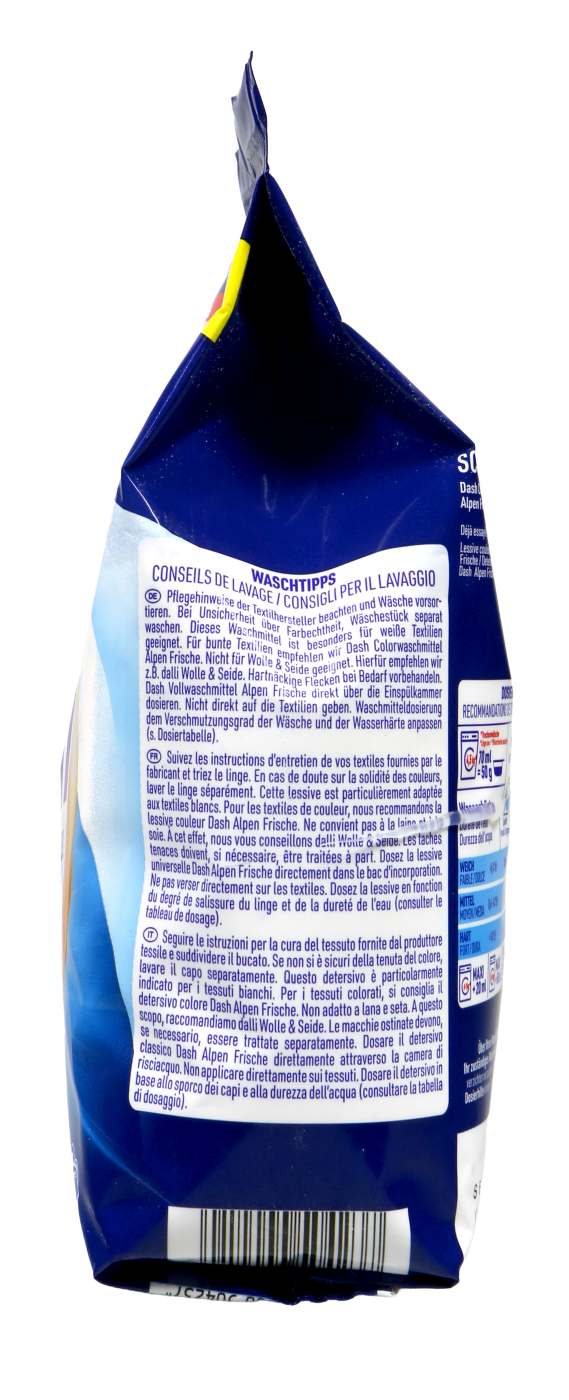Dash Alpen Frische Waschmittel Pulver 19 Waschladungen - 0,95 kg