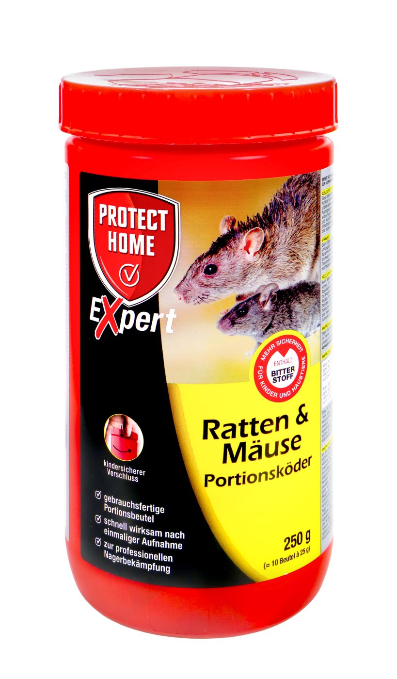 Protect Home Expert Ratten & Mäuse Portionsköder - 250 g Protect Home Expert Ratten & Mäuse Portionsköder - 250 g