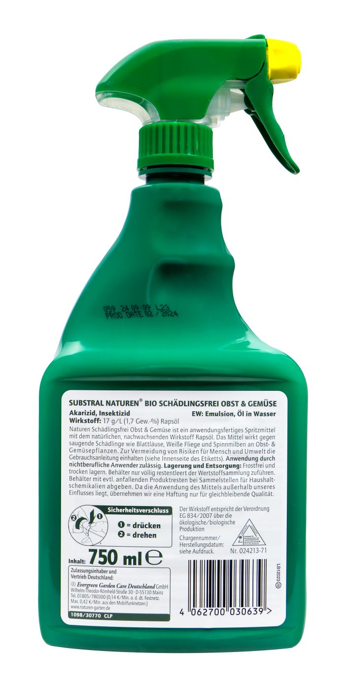 Substral Naturen Schädlingsfrei Obst und Gemüse - 750 ml Substral Naturen Schädlingsfrei Obst und Gemüse - 750 ml