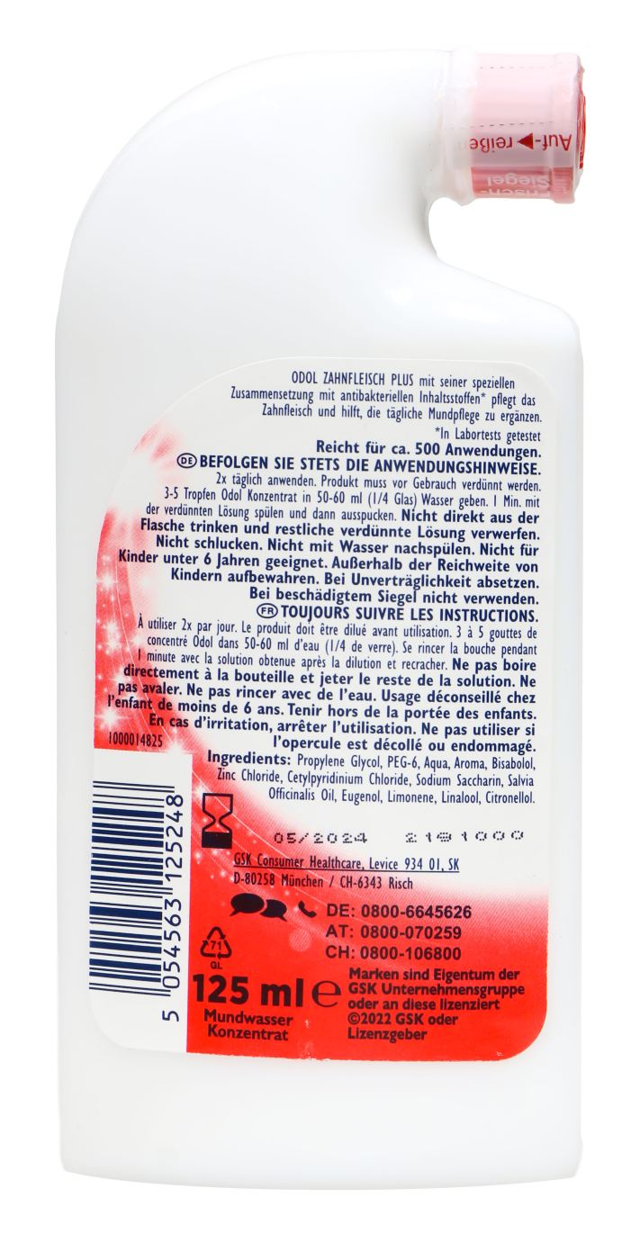 Odol Mundwasser Zahnfleisch Plus - 125 ml Odol Mundwasser Zahnfleisch Plus - 125 ml
