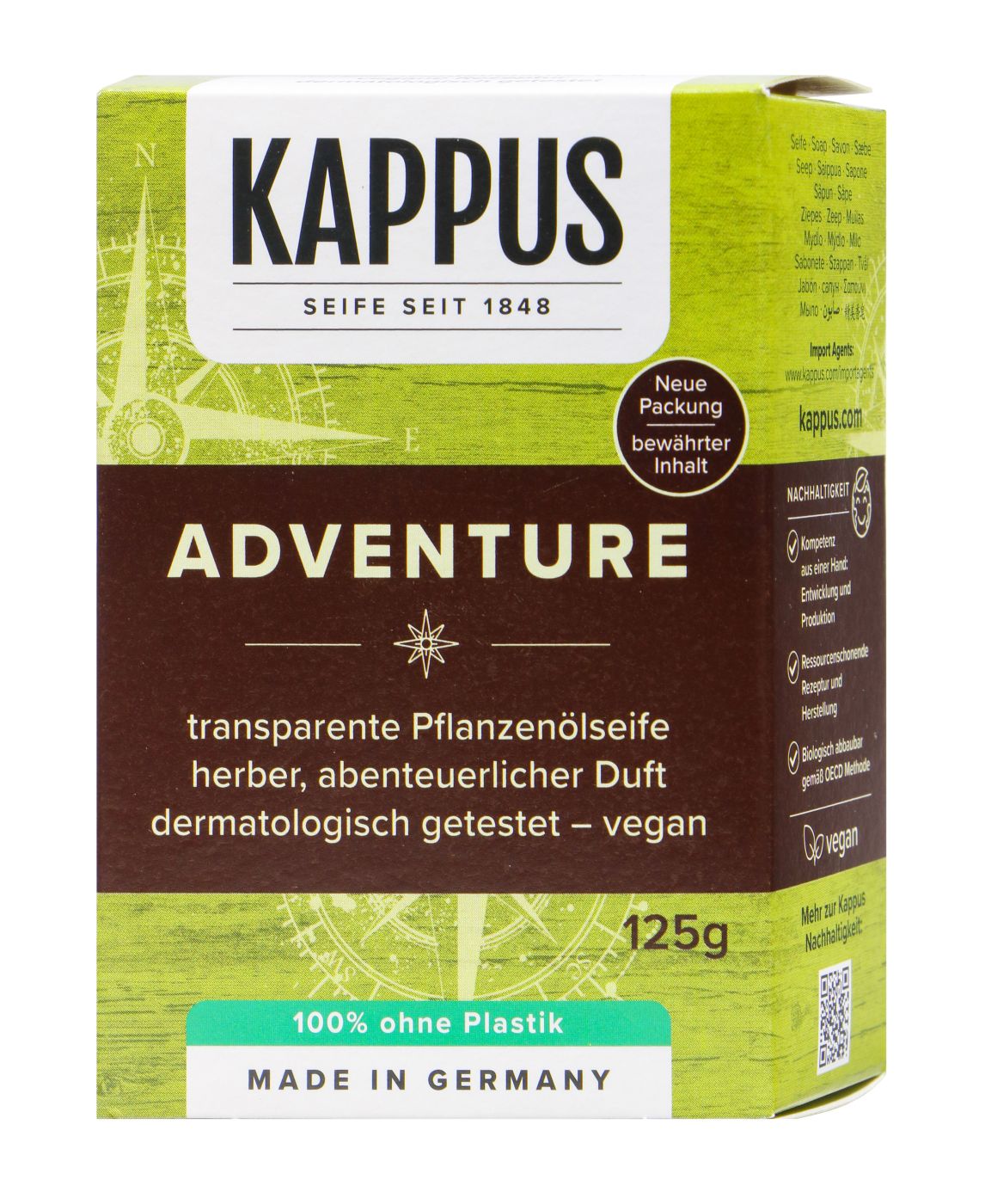 Kappus Adventure Seife - 125 g Kappus Adventure Seife - 125 g