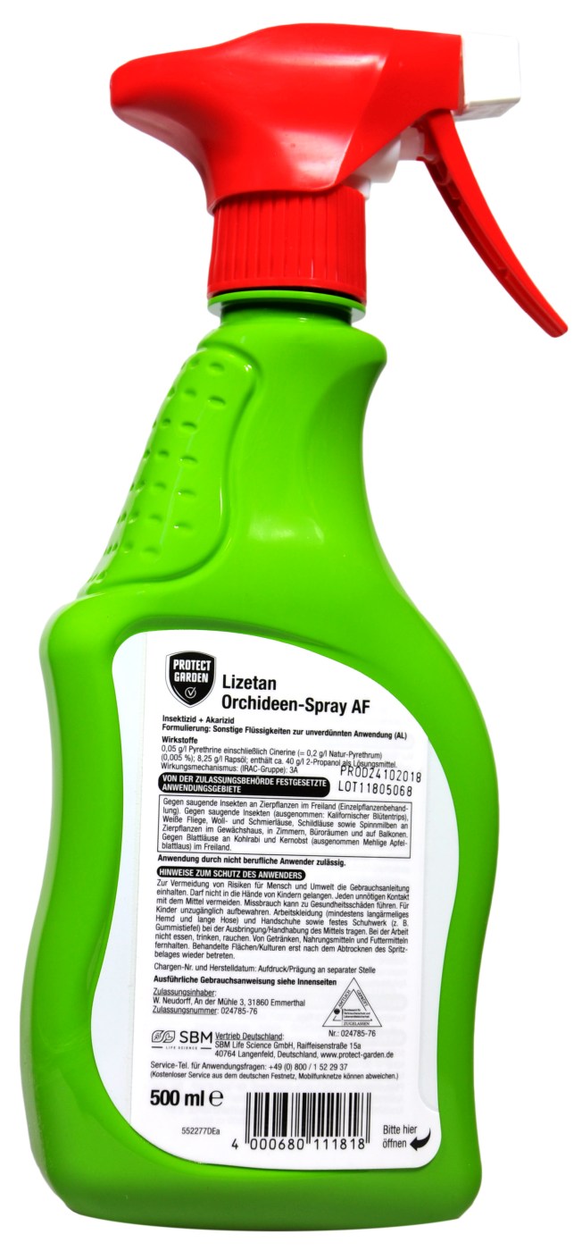 Protect Garden Lizetan Orchideen Spray AF - 0,5 l Protect Garden Lizetan Orchideen Spray AF - 0,5 l