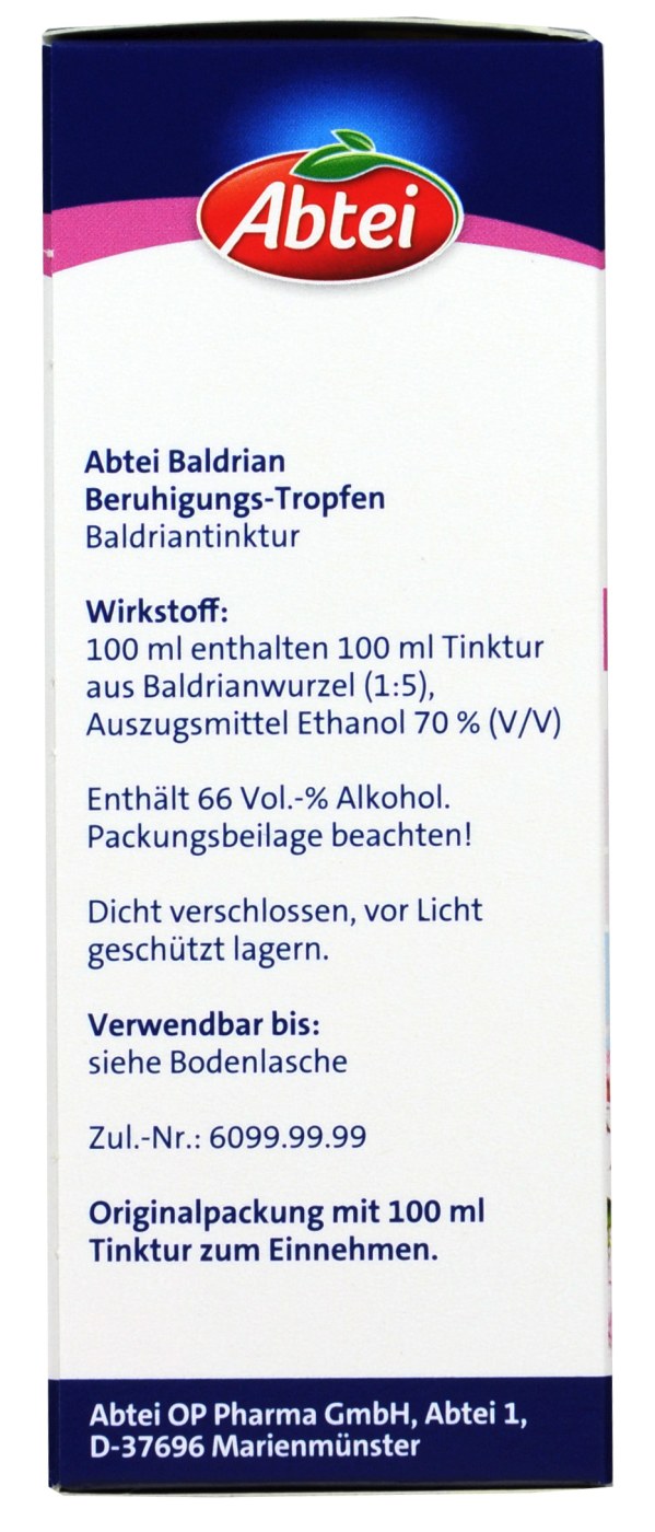 Abtei Baldrian Beruhigungs-Tropfen - 100 ml Abtei Baldrian Beruhigungs-Tropfen - 100 ml