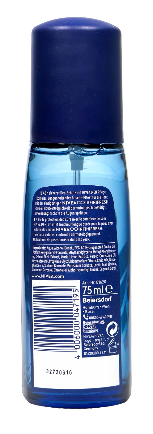 Nivea Men Deo Zerstäuber Fresh Active - 75 ml Nivea Men Deo Zerstäuber Fresh Active - 75 ml