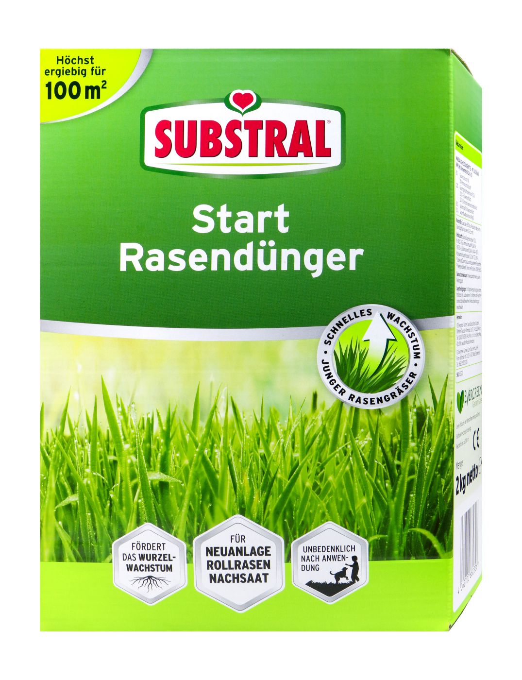 Substral Start Rasendünger 100 qm - 2,0 kg Substral Start Rasendünger 100 qm - 2,0 kg
