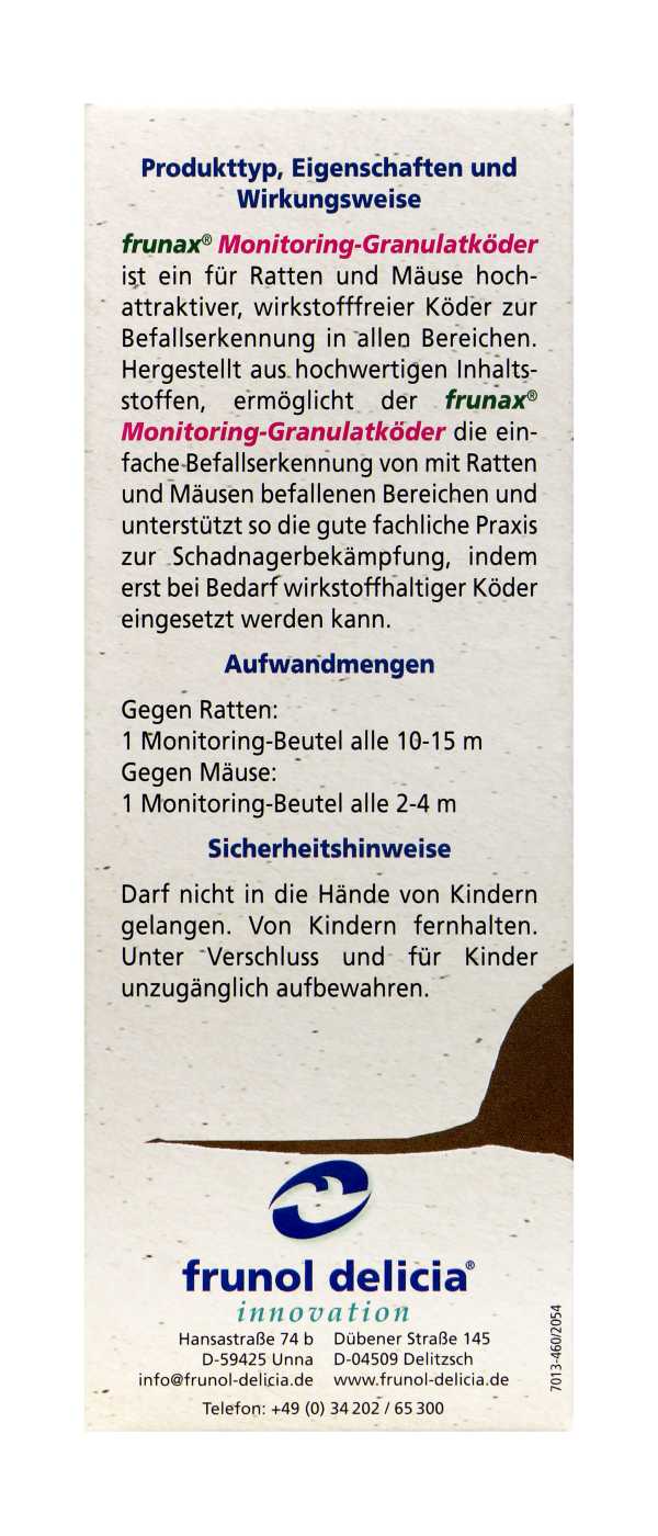 frunax® Monitoring-Granulatköder - 400 g - B-WARE frunax® Monitoring-Granulatköder - 400 g - B-WARE