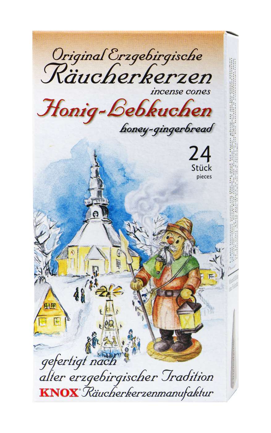 Knox Original Erzgebirgische Räucherkerzen Waldduft - 24 Stück Knox Original Erzgebirgische Räucherkerzen Waldduft - 24 Stück