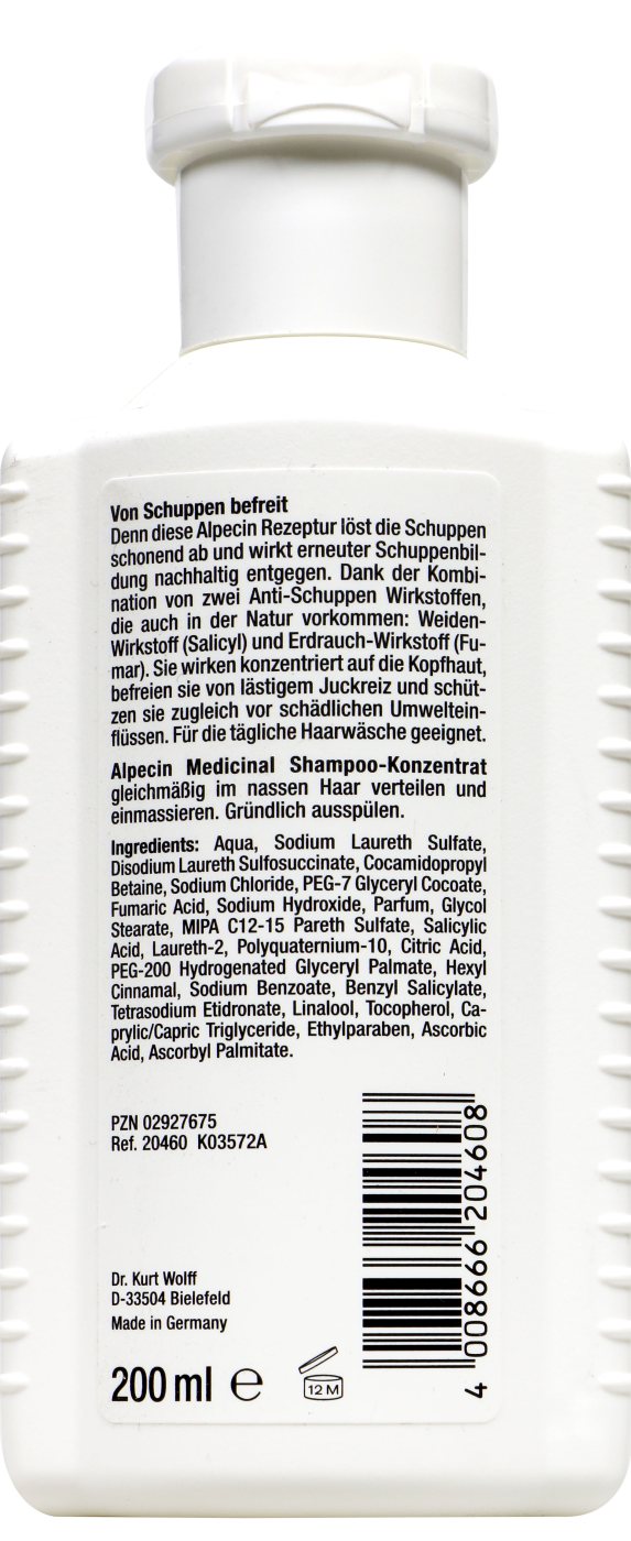 Alpecin Medicinal Shampoo Konzentrat Anti-Schuppen - 200 ml Alpecin Medicinal Shampoo Konzentrat Anti-Schuppen - 200 ml