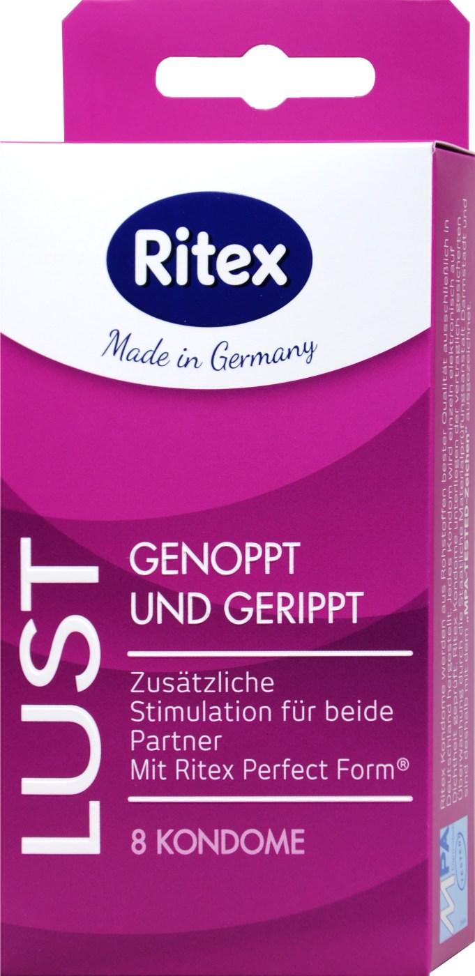 Ritex Lust Kondome - 8 Stück Ritex Lust Kondome - 8 Stück