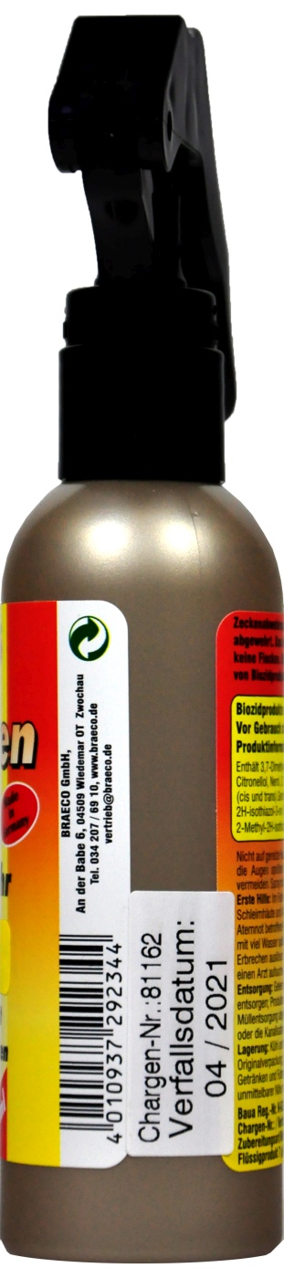 Zeckenspray Abwehr - 100 ml Zeckenspray Abwehr - 100 ml